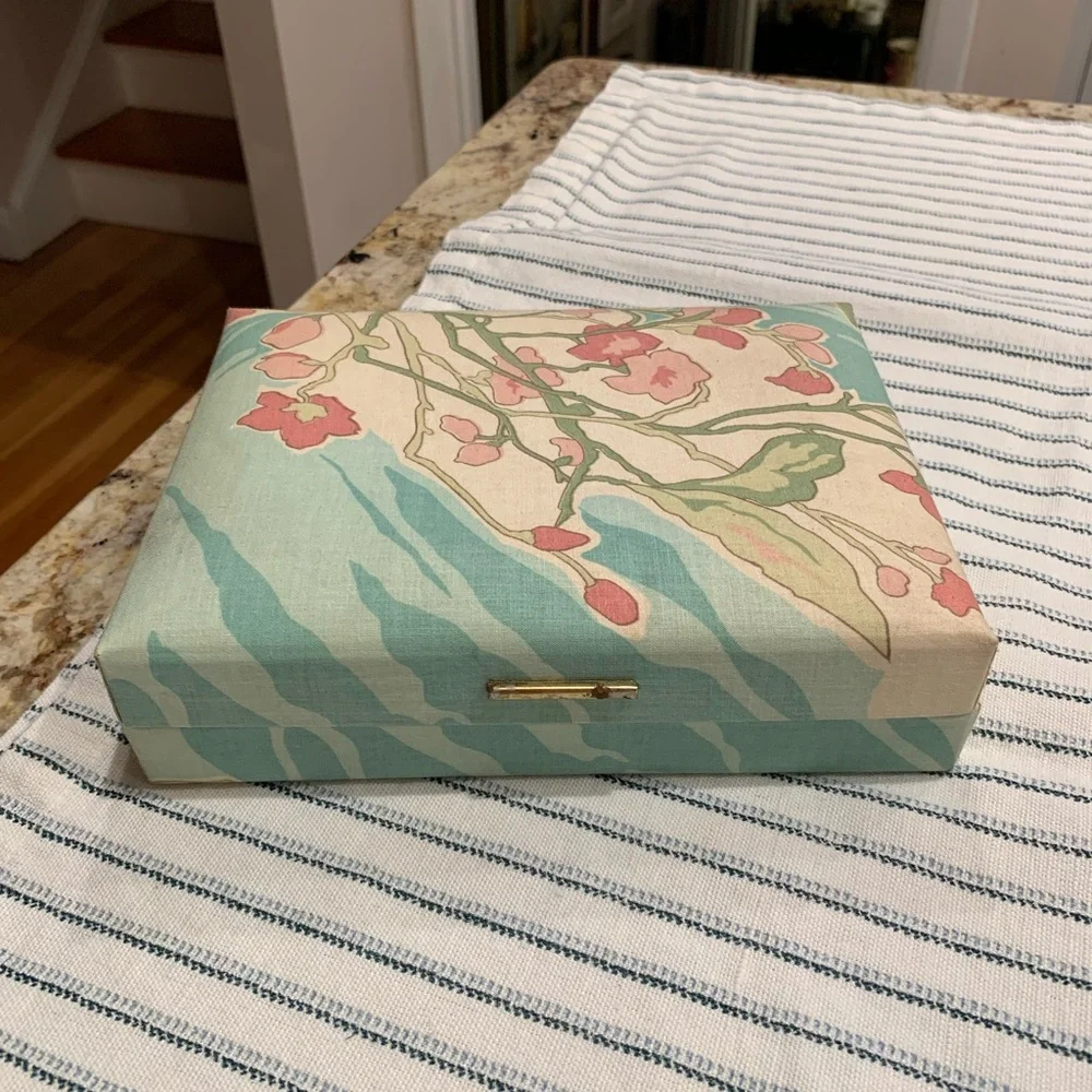 Vintage Floral Decorative Jewelry Box